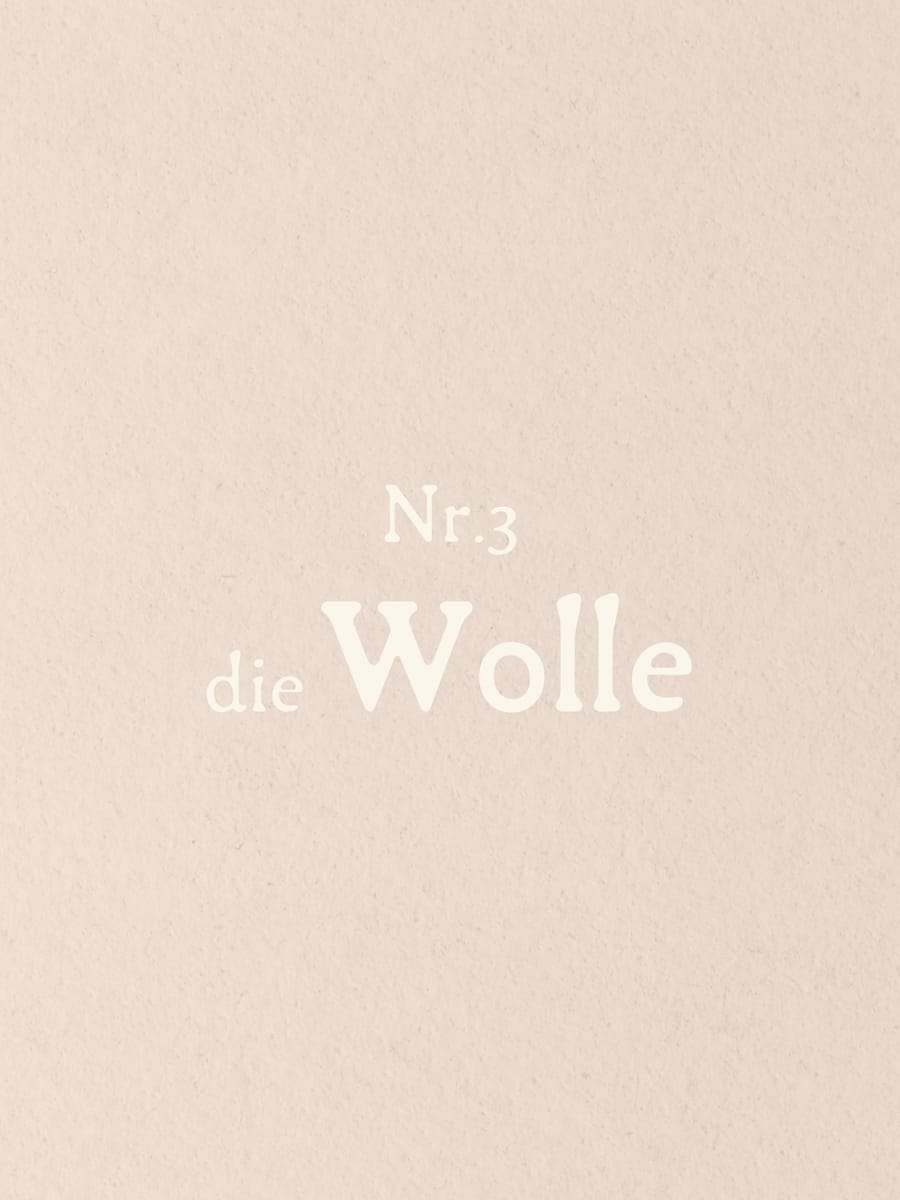 N°3 Die Wolle