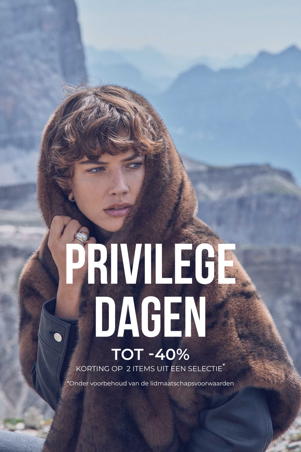 Privilege dagen Tot -40% korting op 2 items uit een selectie* *onder voorbehoud van de lidmaatschapsvoorwaarden