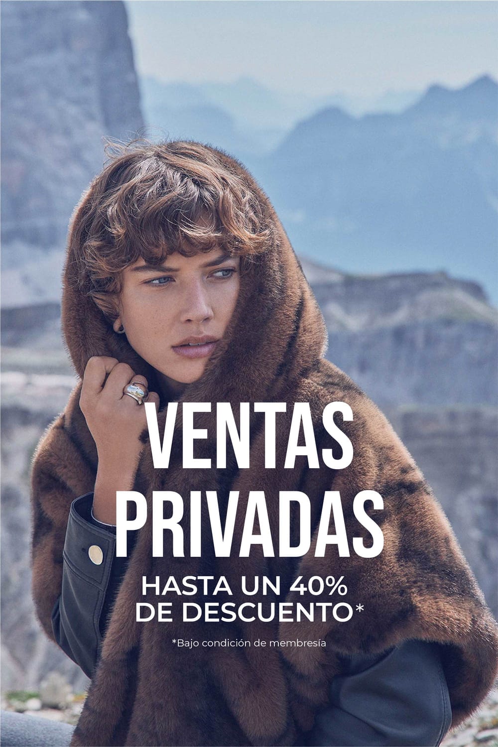 VENTAS PRIVADAS Hasta un  40% de descuento*​ *bajo condici​&oacute;n de membres&iacute;a