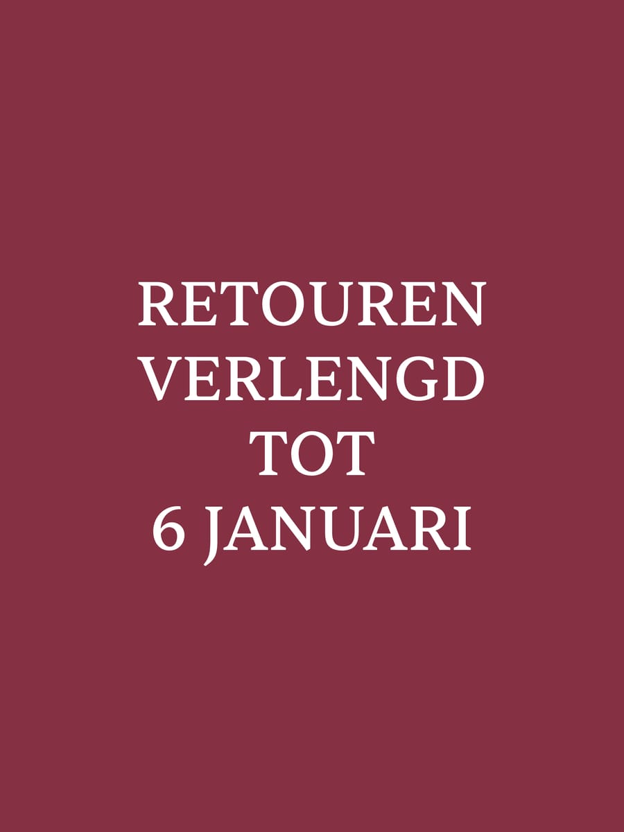 RETOUREN VERLENGD TOT 6 JANUARI