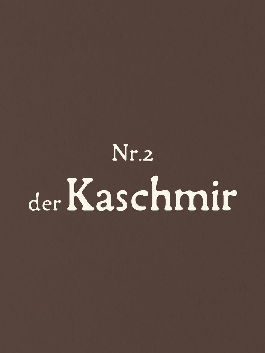 Nummer 2 – Der Kaschmir
