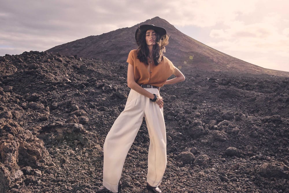 Wide trousers