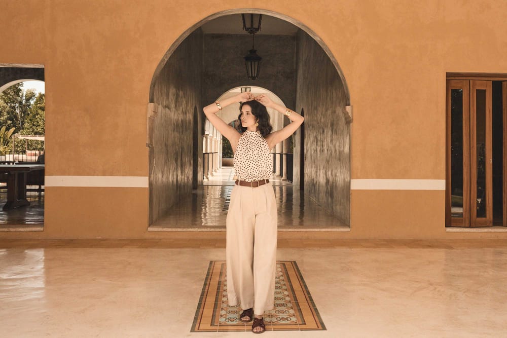 Wide trousers