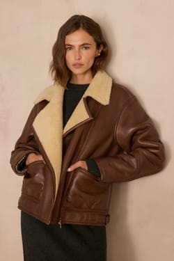 Leather coats and jackets