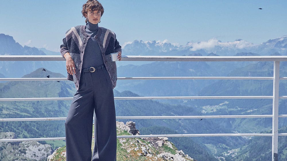 Wide trousers