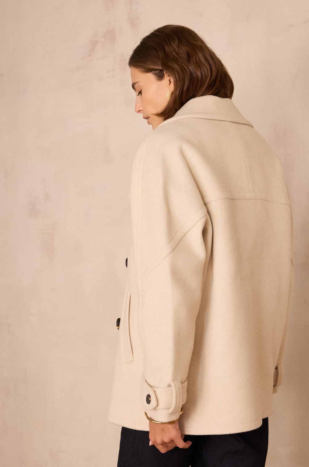 DEAN wool peacoat;${refinementColor}