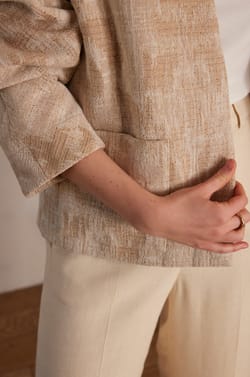 CAROLINE cotton jacket;${refinementColor}