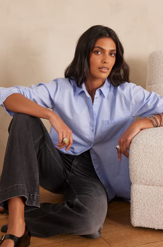 THOMAS cotton shirt;${refinementColor}