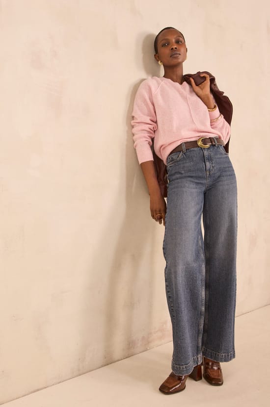 ARY long-sleeve cashmere sweater;${refinementColor}
