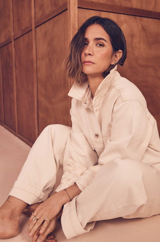 Combinaison ultra oversize en jean Audrey Lombard x Maison 123 BILLIE;${refinementColor}