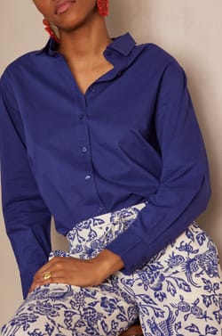PINKY cotton shirt;${refinementColor}