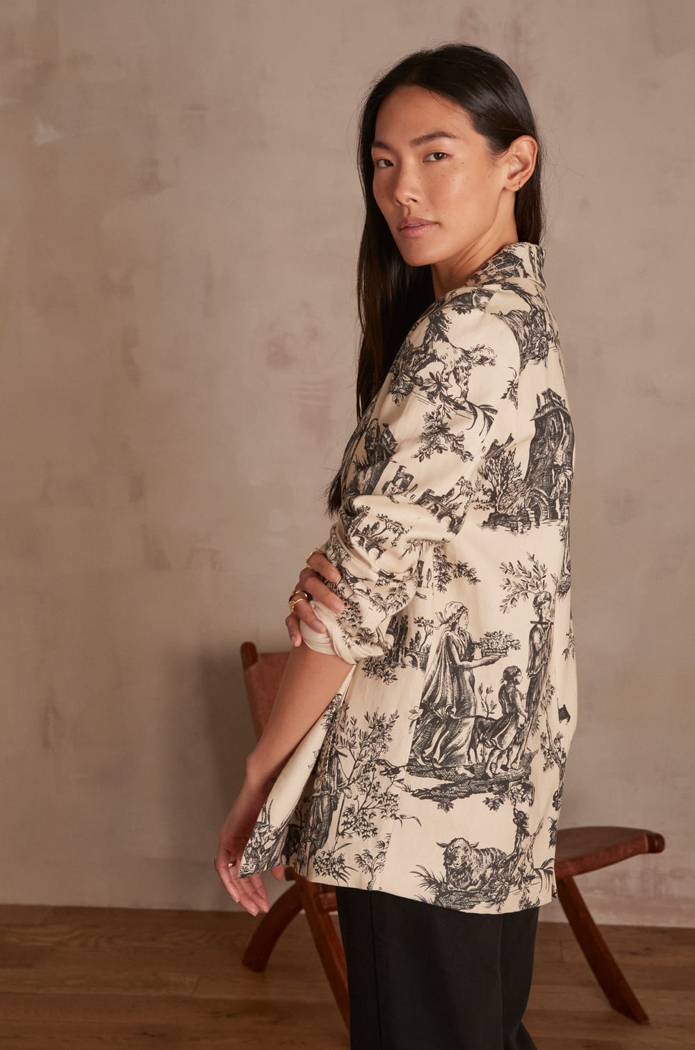 Veste imprimée DENYSE;${refinementColor}