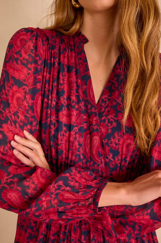 Robe RANIA imprim&eacute;e;${refinementColor}