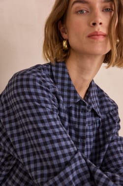 Chemise &agrave; carreaux DANIA;${refinementColor}