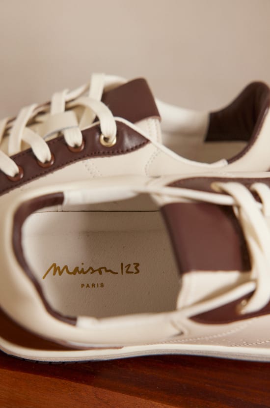 Basket VELORA en cuir;${refinementColor}