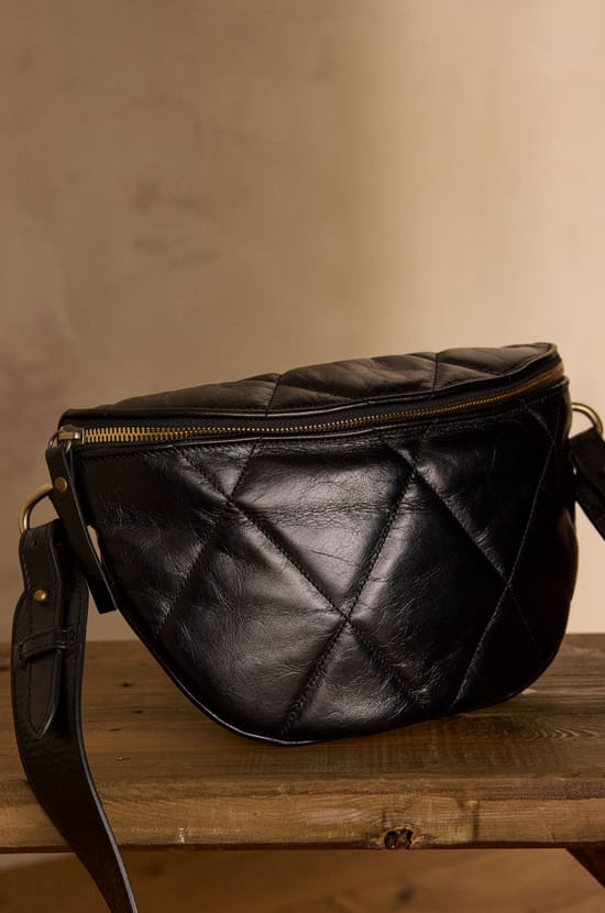 Sac banane GABY en cuir;${refinementColor}
