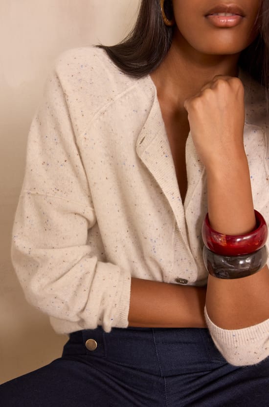 Cardigan BILLY BIS en 100% cachemire;${refinementColor}