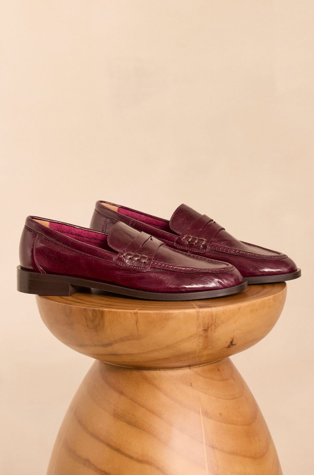 Mocassins en cuir ORNELLA;${refinementColor}