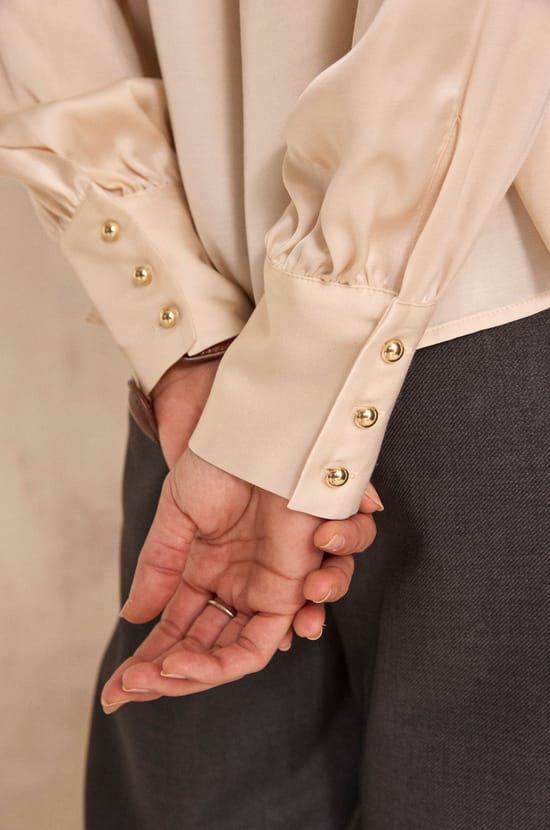 MADISSON satin blouse;${refinementColor}