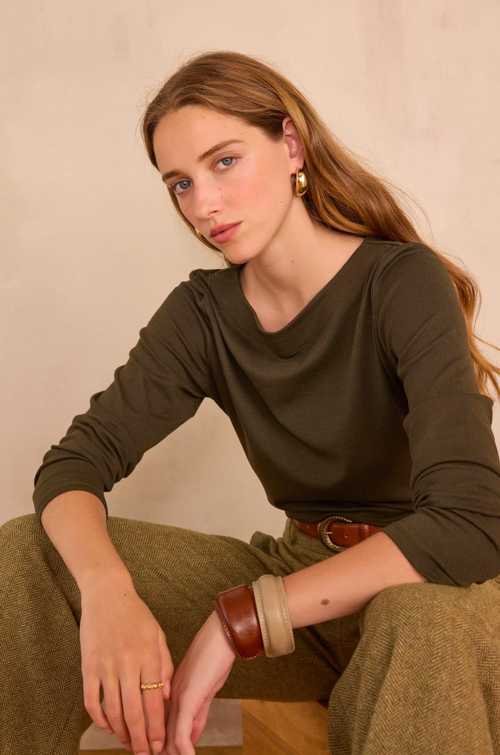 TANGUY organic cotton T-shirt;${refinementColor}