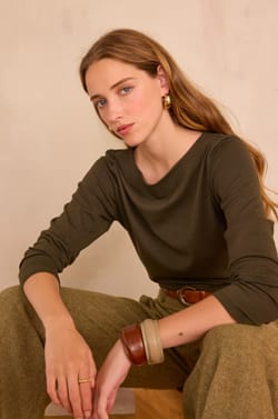 TANGUY organic cotton T-shirt;${refinementColor}