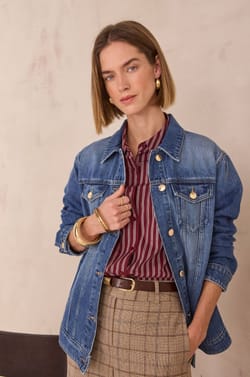 Veste en jean SOPHIE;${refinementColor}