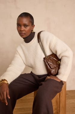 Alpaca and wool jumper BLOOM;${refinementColor}