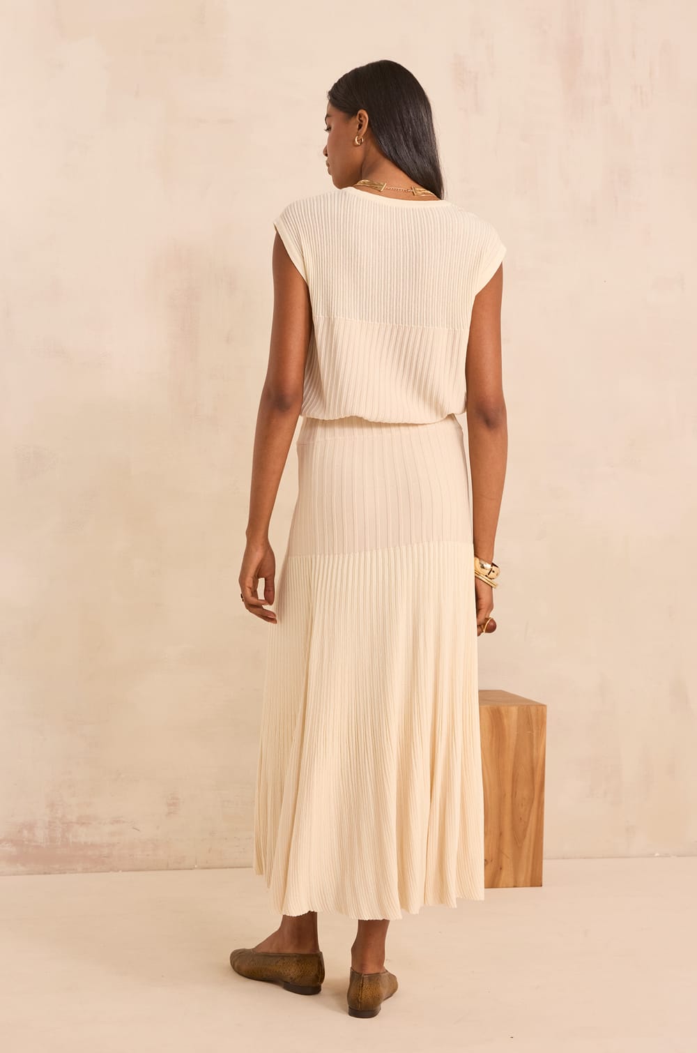 Flowy mesh skirt VANESSA;${refinementColor}
