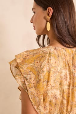 Fluid printed dress BOUCHRA;${refinementColor}