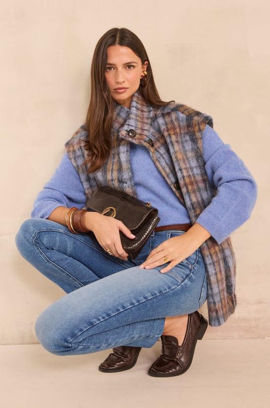 DJODDY sleeveless coat mixed wool;${refinementColor}