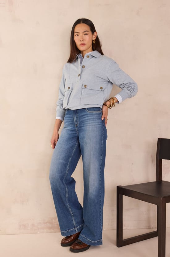 100% cotton striped shirt THOMAS;${refinementColor}