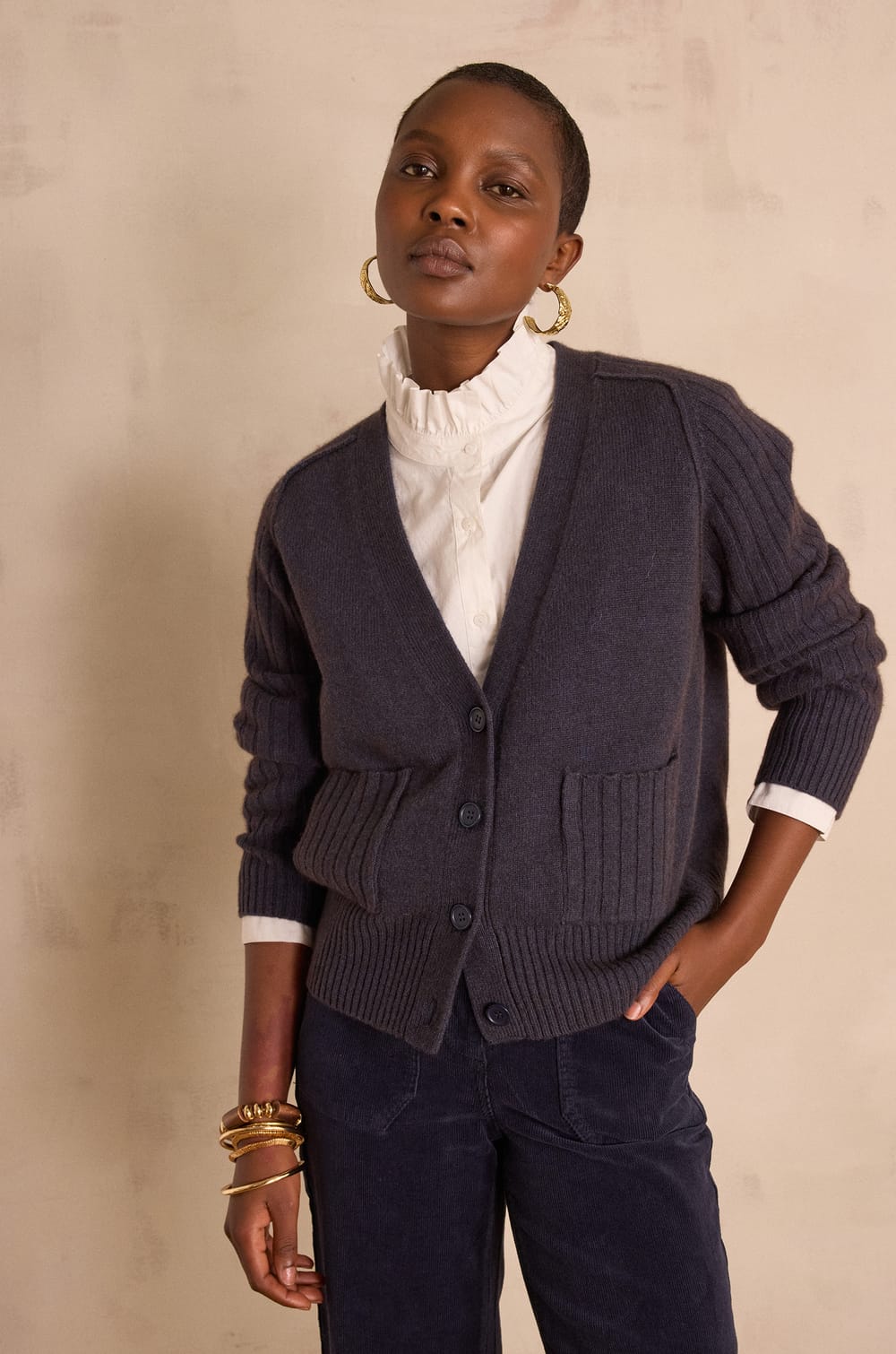 BALDWIN wool cardigan;${refinementColor}