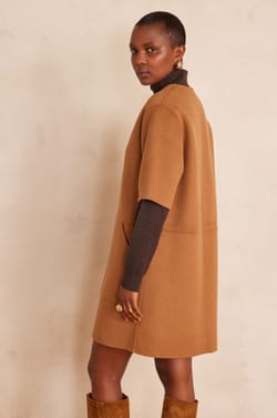 Short wool dress ROSARIO;${refinementColor}