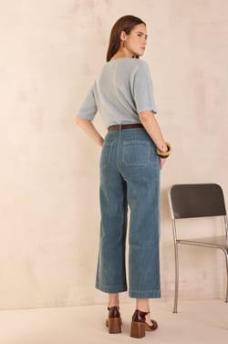 SELYNA corduroy chino trousers;${refinementColor}