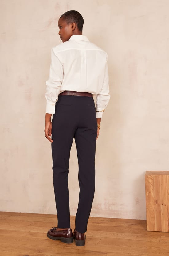 LARA cigarette tailored trousers;${refinementColor}