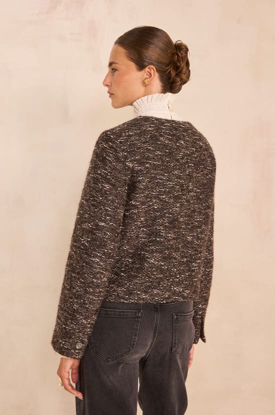 Long sleeve jacket VIRGILE;${refinementColor}