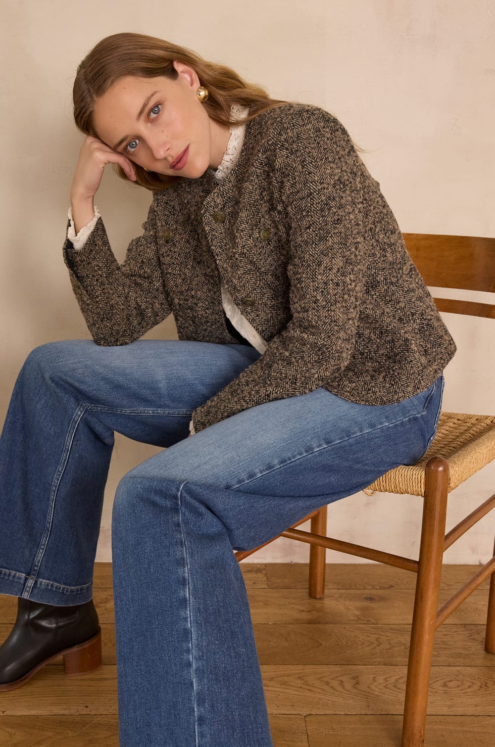 Veste PIA en laine;${refinementColor}