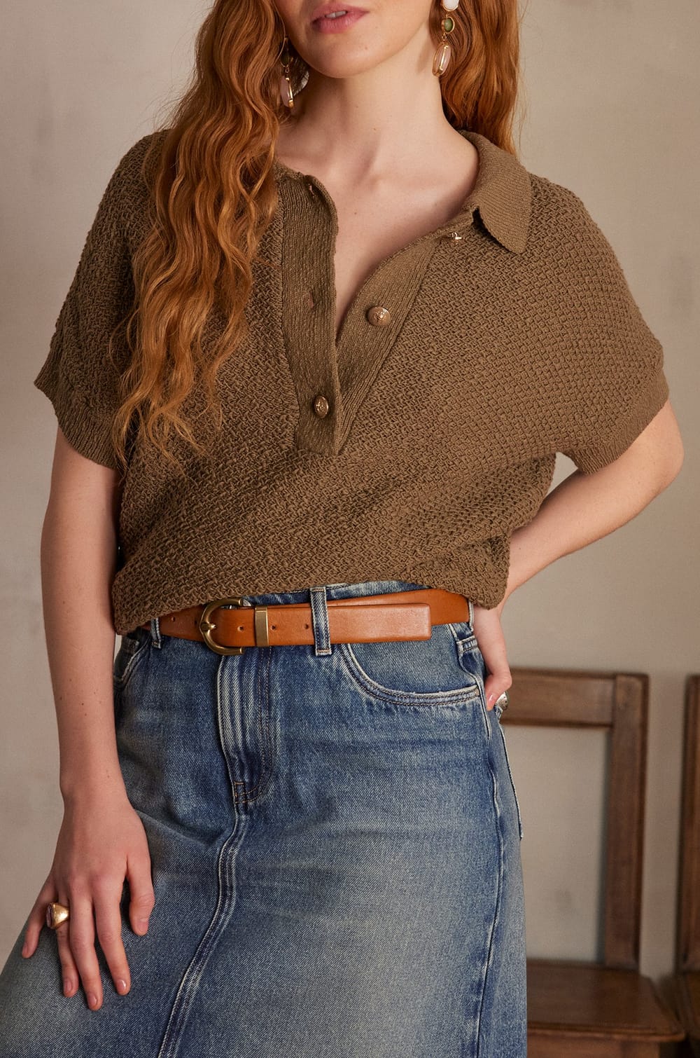 SELENA jumper 100% cotton;${refinementColor}