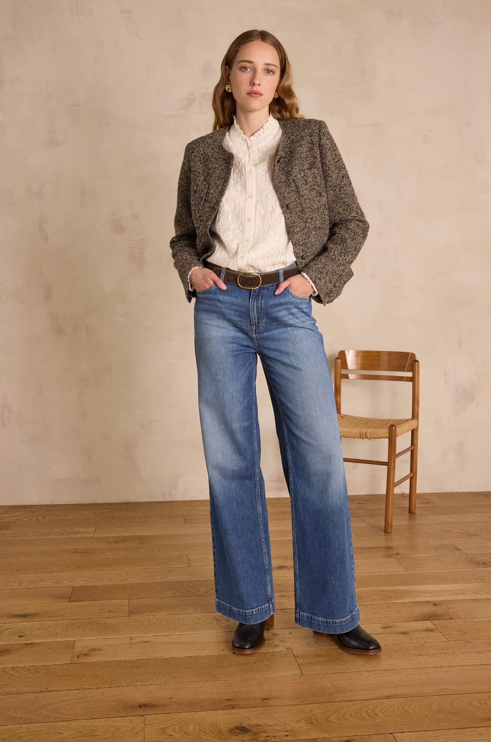 Veste PIA en laine;${refinementColor}