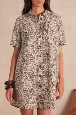 Robe chemise ROSEMARY imprim&eacute;e;${refinementColor}