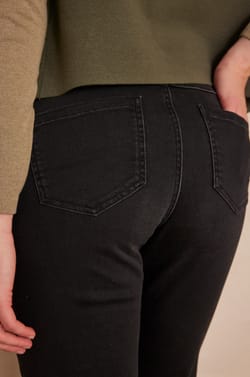 LILY bootcut jeans in cotton;${refinementColor}