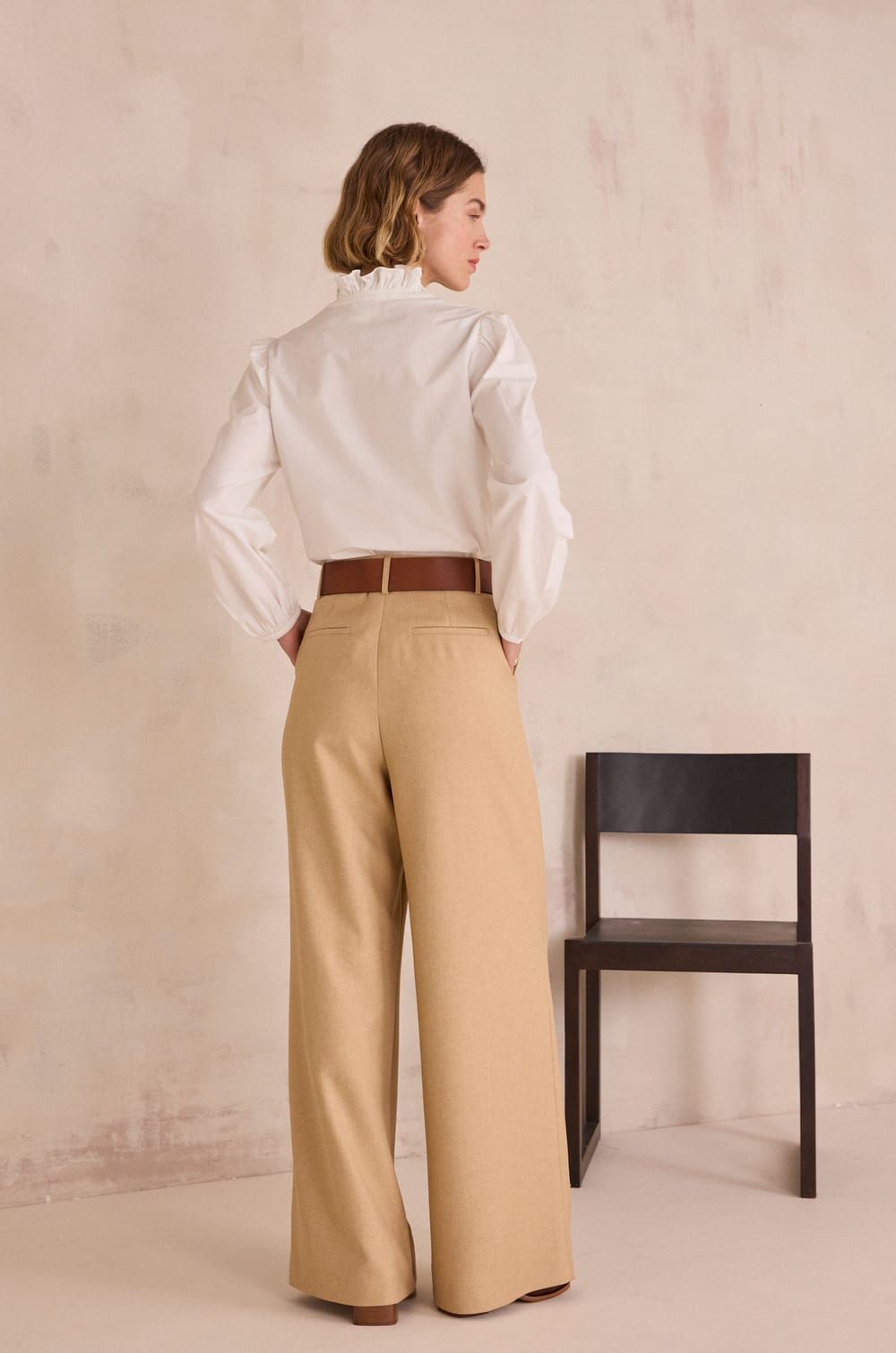FLAUBERT wide-leg trousers;${refinementColor}