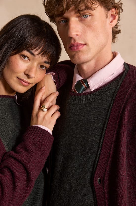 Unisex cardigan LOVELY;${refinementColor}
