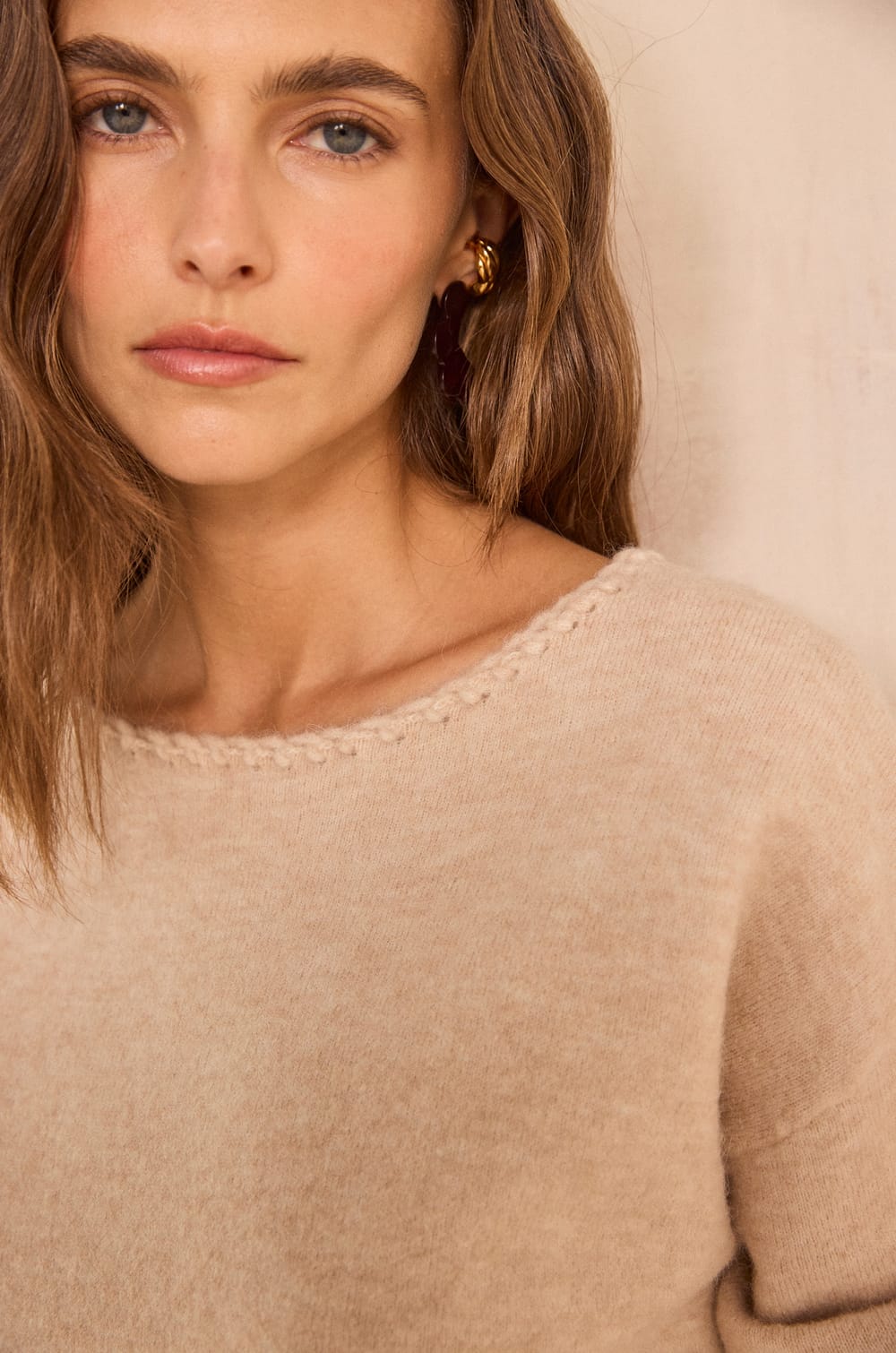 ALESIO blended wool sweater;${refinementColor}