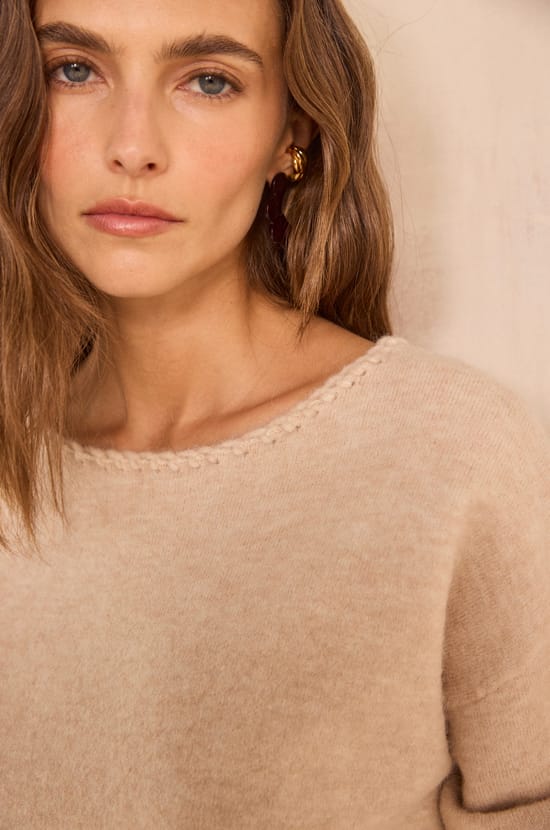 ALESIO blended wool sweater;${refinementColor}