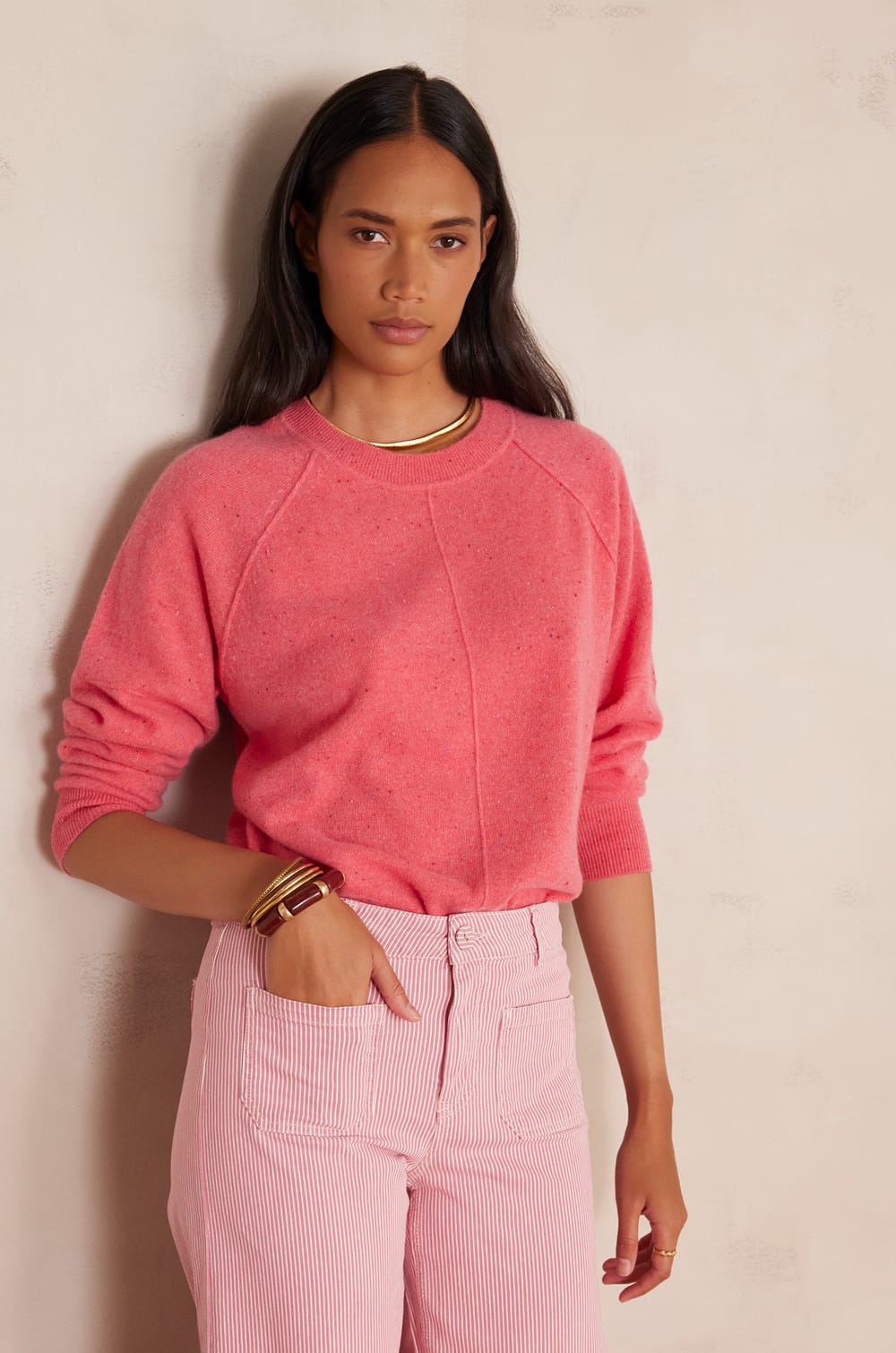 ARY jumper in 100% cashmere;${refinementColor}