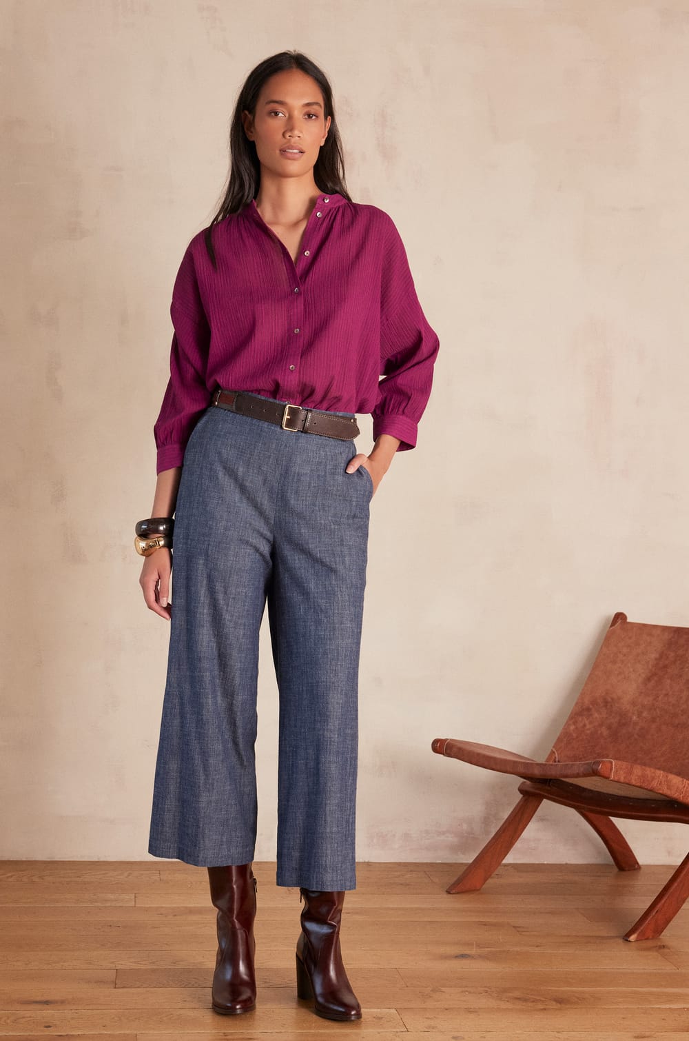 Pantalon BERTHIE;${refinementColor}