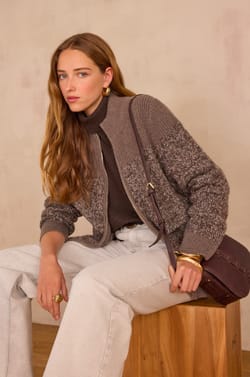 CLAUDIO BIS Wool Cardigan;${refinementColor}