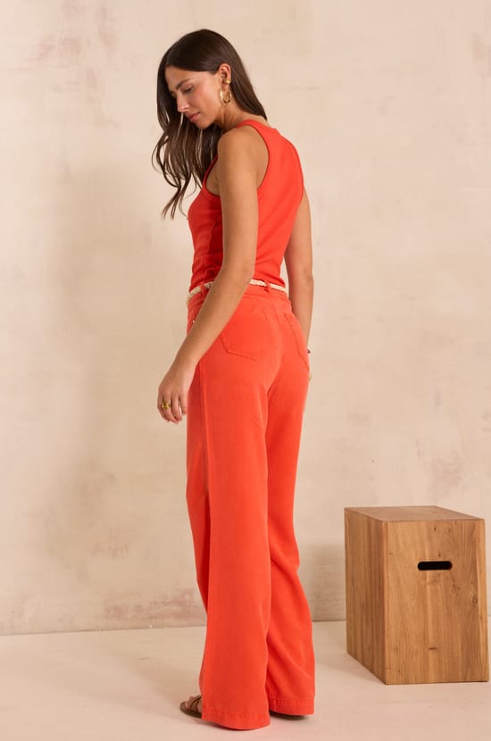 SANDY wide pants;${refinementColor}