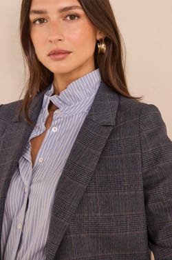 Prince of Wales patterned blazer NELIA;${refinementColor}